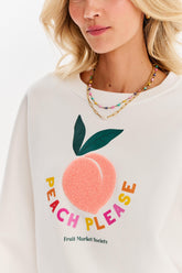 Peach Please Sweatshirt